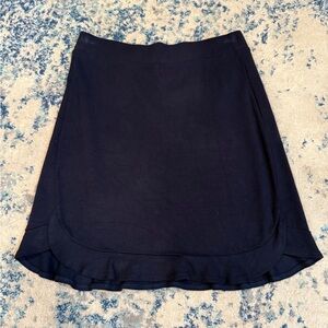 Loft Navy Skirt